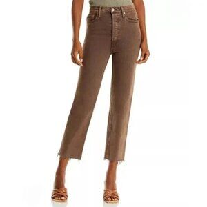 NWT | Re/Done Originals 70s Ultra High Rise Stove Pipe‎ Leg Washed Chocolate 27